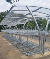 Long Road Sixth Form College Cycle Shelter