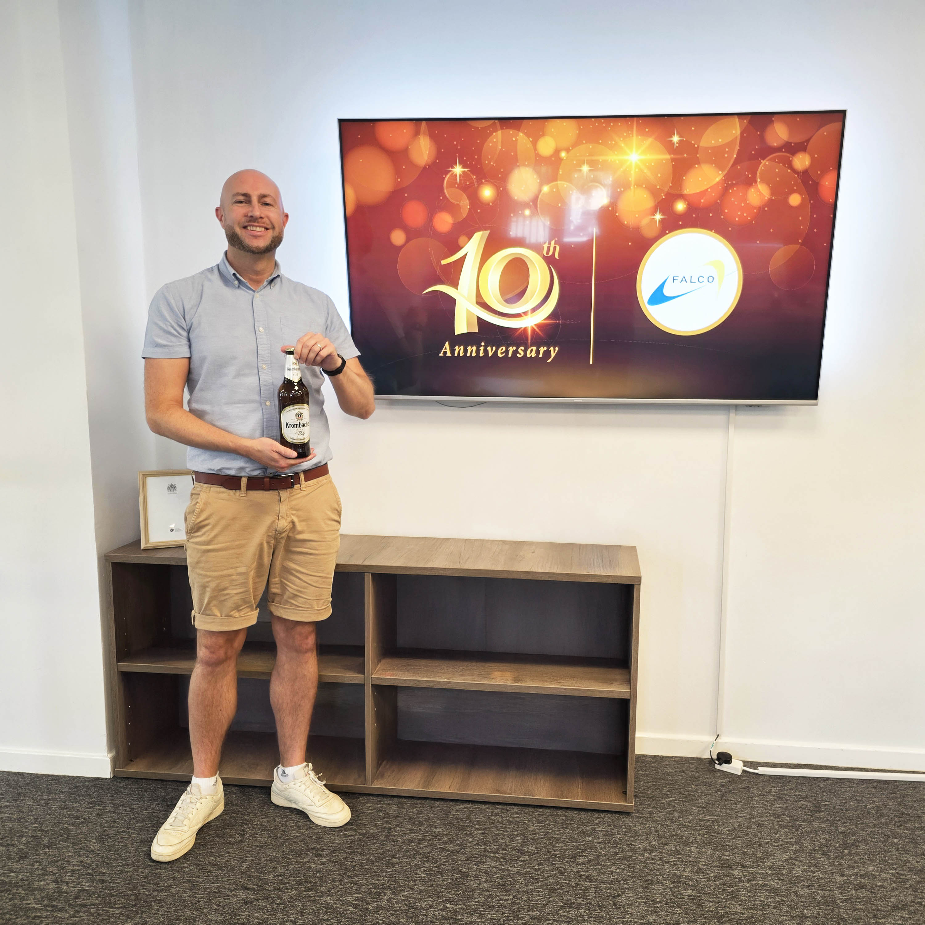 Celebrating a Decade of Dedication – Gary Leese Marks 10 Years at Falco