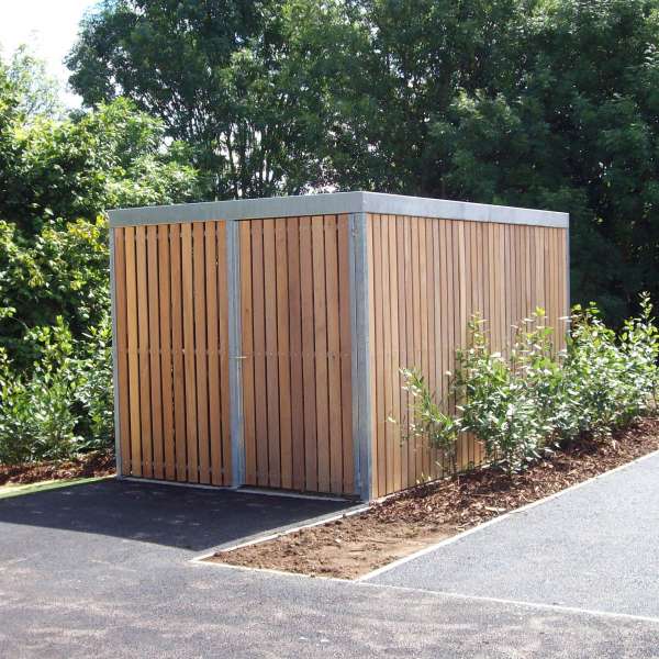 Shelters, Canopies, Walkways and Bin Stores | Cycle Shelters | FalcoLok-250 Cycle Store | image #2 |  Bike Shed