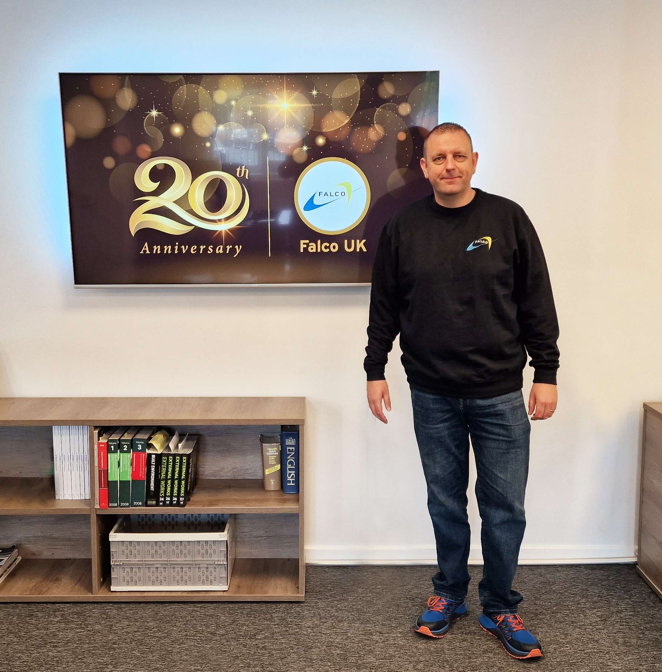 Falco’s Sales Office Manager and Second Longest Ever Serving Employee Celebrates 20th Anniversary