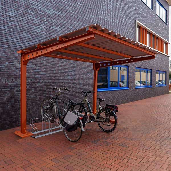 Shelters, Canopies, Walkways and Bin Stores | Cycle Shelters | FalcoAndo Cycle Shelter | image #3 |  