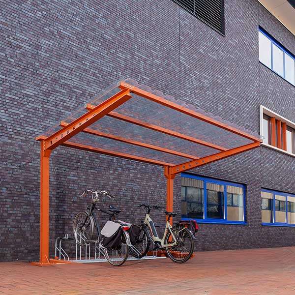 Shelters, Canopies, Walkways and Bin Stores | Cycle Shelters | FalcoAndo Cycle Shelter | image #2 |  