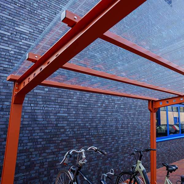 Shelters, Canopies, Walkways and Bin Stores | Cycle Shelters | FalcoAndo Cycle Shelter | image #5 |  