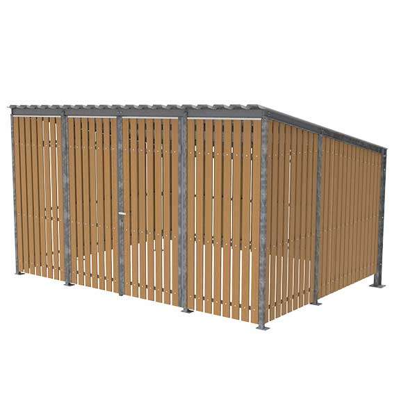 Shelters, Canopies, Walkways and Bin Stores | Bin Stores | FalcoLempo Bin Store | image #3 |  