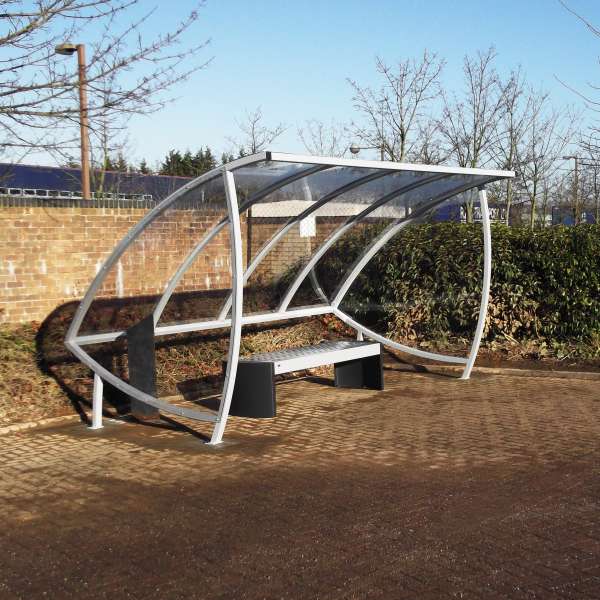 Shelters, Canopies, Walkways and Bin Stores | Smoking Shelters | FalcoSail Smoking Shelter | image #2 |  Smoking Shelter