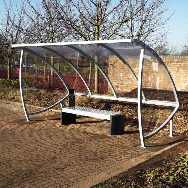 Shelters, Canopies, Walkways and Bin Stores | Waiting Shelters | FalcoSail Waiting Shelter | image #2 |  Waiting Shelter