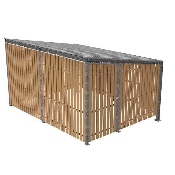 Shelters, Canopies, Walkways and Bin Stores | Cycle Shelters | FalcoLempo Cycle Store | image #1 |  