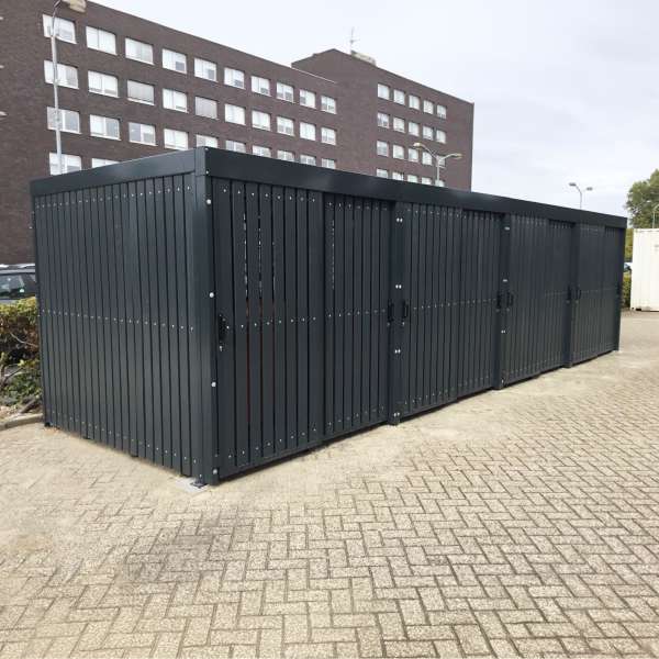 Shelters, Canopies, Walkways and Bin Stores | Timber Cycle Shelters | FalcoLok-600 Cycle Store | image #3 |  Large Cycle Shed Store