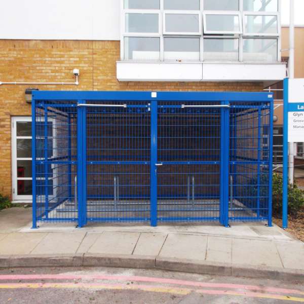 Shelters, Canopies, Walkways and Bin Stores | Storage Shelters | FalcoLok-250 Storage Shelter | image #6 |  Mesh Storage Shelter