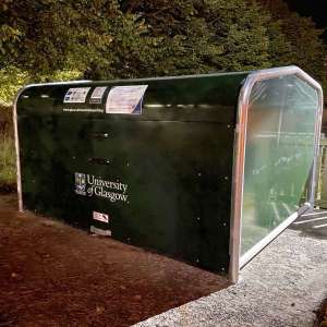 University of Glasgow Bike Hangar