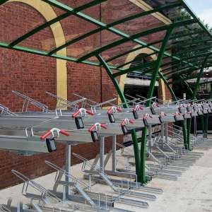Two-Tier Cycle Parking at Rickmansworth Underground Station